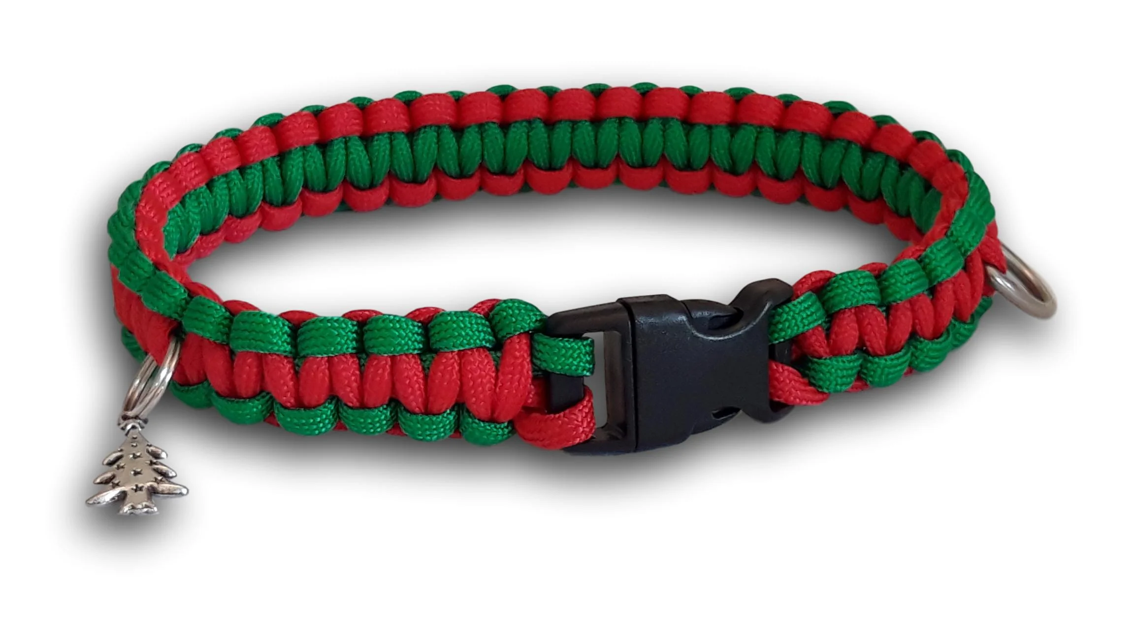 Christmas paacord dog collar