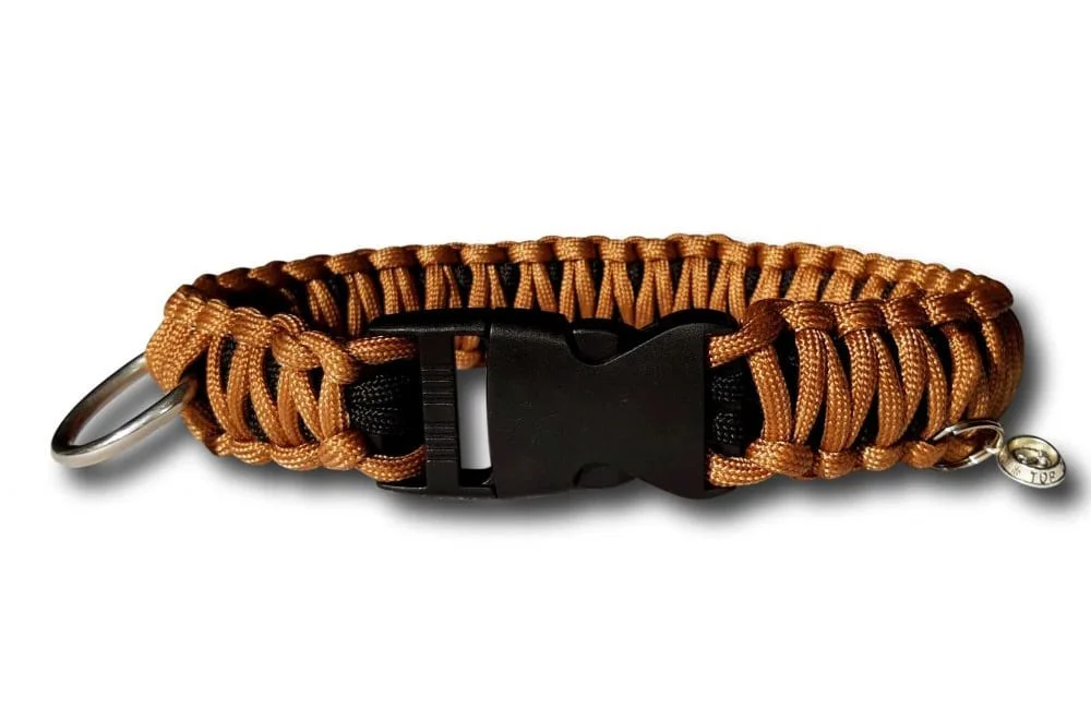King cobra Paracord dog collar